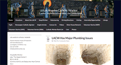 Desktop Screenshot of lacatholicworker.org